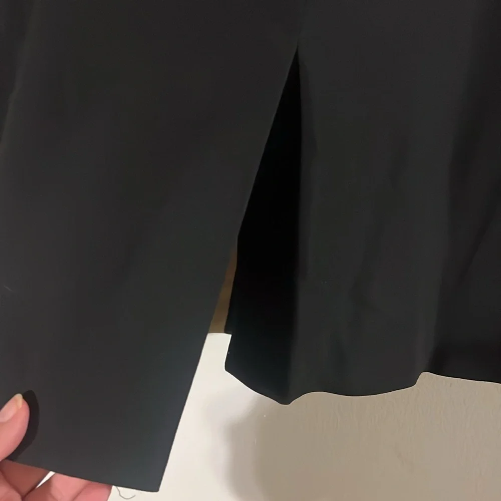 Bill Blass mens black 100% wool gabardine blazer